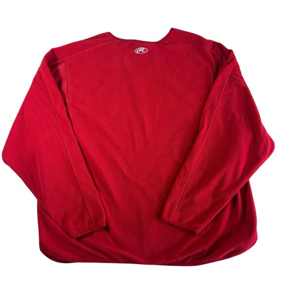 Detroit Red Wings Sweatshirt Mens XXL Rawlings Center Logo Fleece NHL Hockey Y2K - Picture 6 of 13